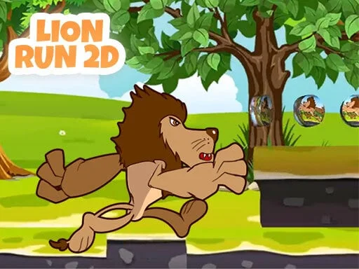 Lion Run 2D Games