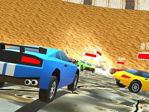 Low Poly Smash Cars Game