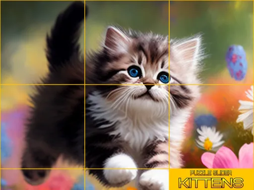 Puzzle Sliding Kittens Game Cool Math