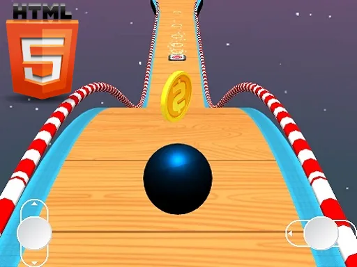 Sky Stunts Rolling Ball 3D Game Cool Math