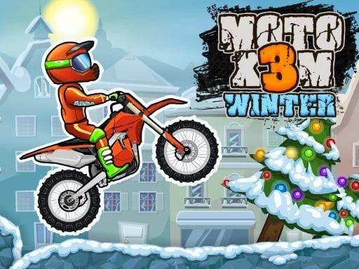 Winter Moto X3M Cool Math Games